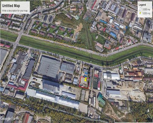 teren 3.000  mp cu destinatie industriala , mun. Iasi