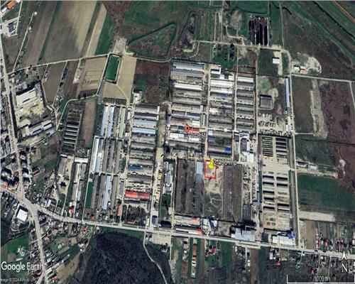 Teren, 2.400 mp, cu destinatie industriala in Tomesti